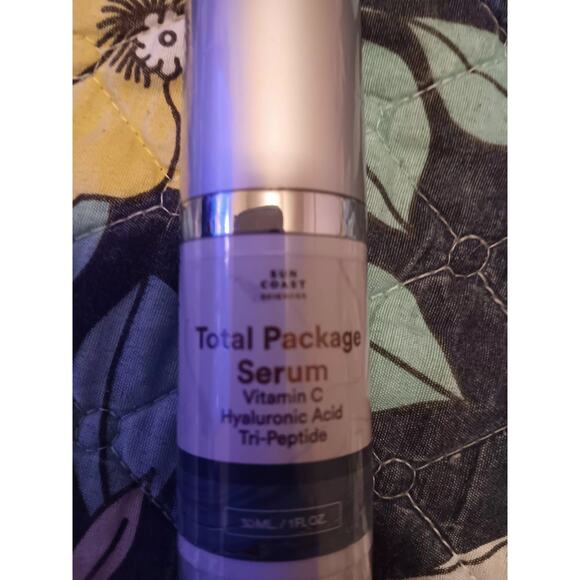 Sun Coast Sciences Total Package Serum Vitamin C Hyaluronic Acid Tri-Peptide New - Picture 2 of 4